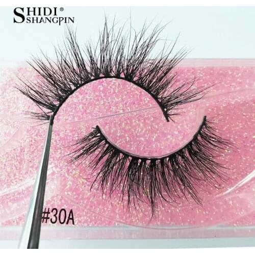 SHIDISHANGPIN 3D Mink Eyelashes Makeup Natural Long False Eyelashes Thick 3D Mink Lashes Make up Maquiagem Faux Cilos False Lash