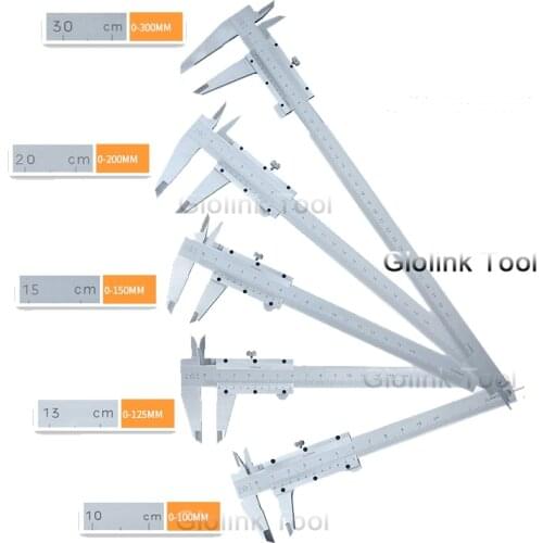 Mini Vernier Caliper70mm 100mm 150mm 200mm 300mm steel Hardened Metric Machinist vernier caliper thickness gauge mikrometre