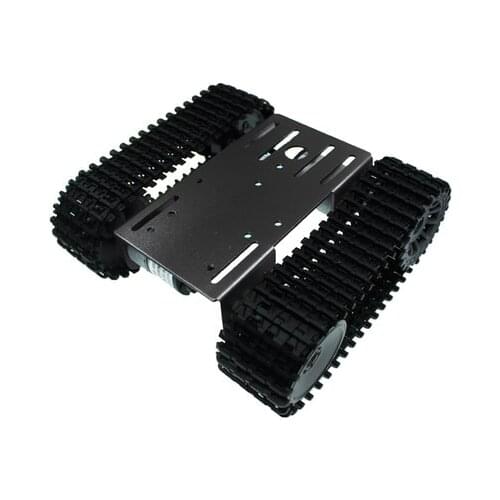 TP101 Metal Smart Crawler Robot Tank Chassis Kit With 33GB-520 12V DC Motor Aluminum Alloy Panel DIY For Arduino Toy