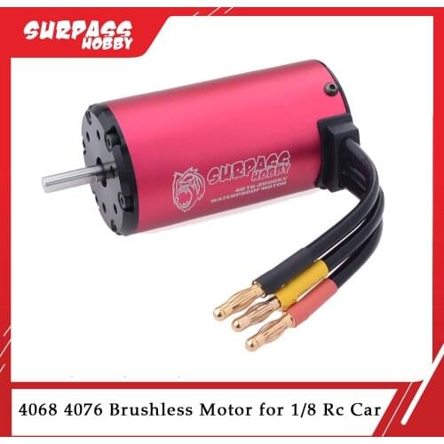 Waterproof 4068 4076 1350KV 1550KV 1700KV 2000KV 2250KV Brushless Motor for RC 1/8 Drift Racing Off-road Climbing Car