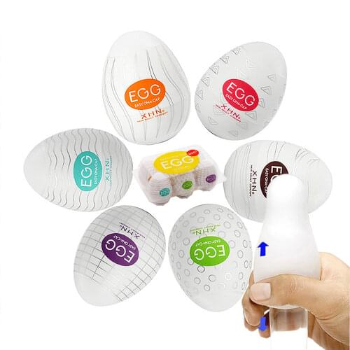 2 Pieces 6 Types Male EGG Masturbator Cup Sex Toys Male Equipment Masturbation Adult Products Erotic Sex Shop for Couples