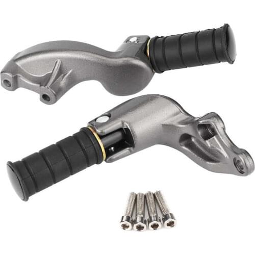 Aluminum Alloy Motorcycle Passenger Foot Pegs Footrest Fit for Indian Scout Sixty/Bobber
