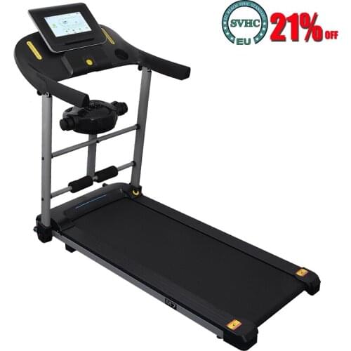 M7 10.1 inch Large Screen Household Electric Foldable Mini Treadmill With Belt Multifunctional Sit-Up Mute Fitness Equipment