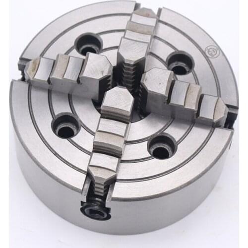 Four-jaw chuck K72-200 Four-jaw single action chuck, lathe chuck, clamp, square jaw