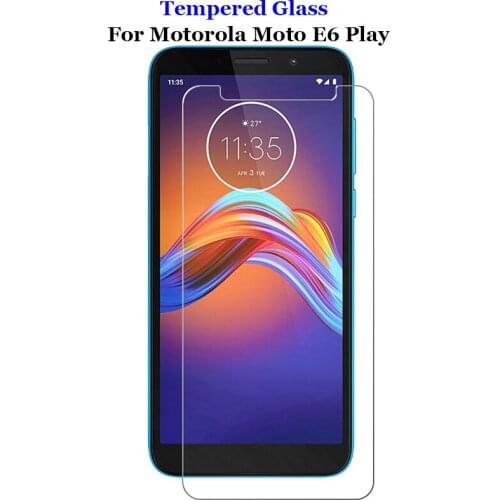 For Motorola Moto E6 Play 5.5" Clear Tempered Glass 9H 2.5D Premium Screen Protector Protection Film