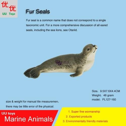 Hot toys Fur Seal Simulation model Marine Animals Sea Animal kids gift educational props (Arctocephalinae) Action Figures