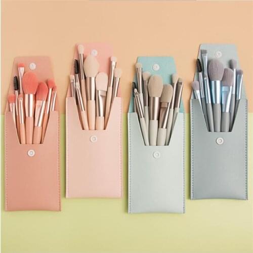 8PCS Makeup Brushes Kit Professional Makeup Brushes Concealer Cosmetic Blush Eyeshadow Concealer Cosmetic Tool