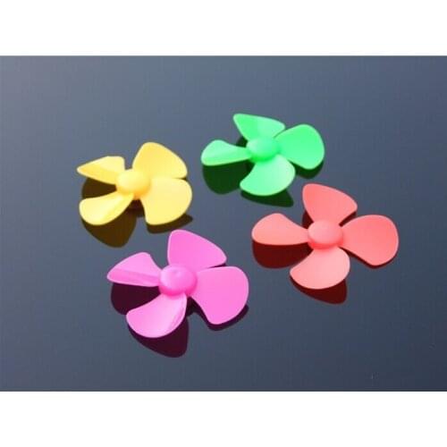 Wholesale Four-blade propeller 2.0MM aperture fixed-wing fan blade paddle motor accessories DIY model remote control toy parts