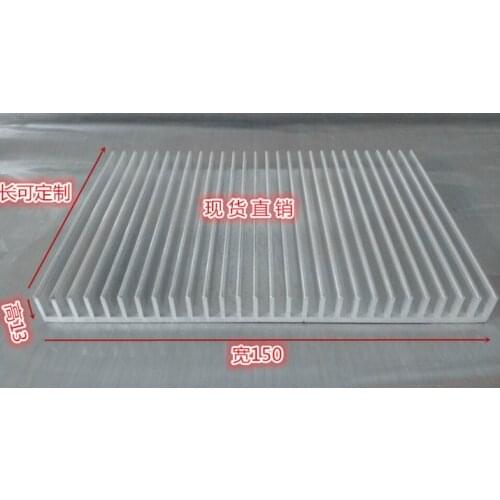 Fast Free Ship Custom length Cooling plate 150*13*500mm aluminum radiator width 150mm,high 13mm,length 500mm Heat sink