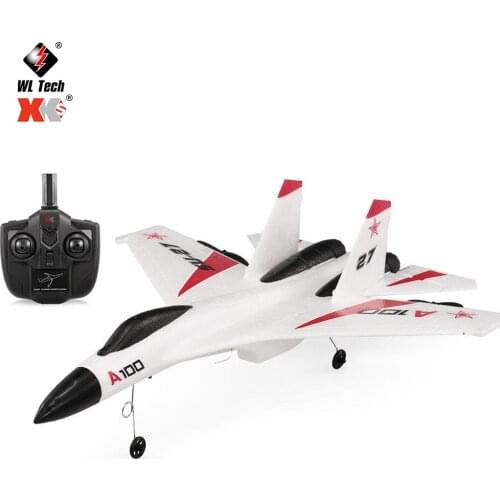 WLtoys XK A100-SU27 Rc Airplane EPP 2.4G 3CH RC Airplane Fixed Wing Landing Glider Remote Rc Plane Toys
