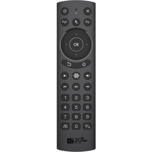 G20S PRO 2.4G Wireless Fly Air Mouse 30 Buttons Voice Remote Control for PC Smart TV Box STB