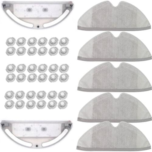 Robot Vacuum Cleaner Water Tank for Xiaomi Mijia mi Vacuum 2 Roborock S50 S51 T60 T61 Mop Pro Cloth Spare Parts Set Accessories
