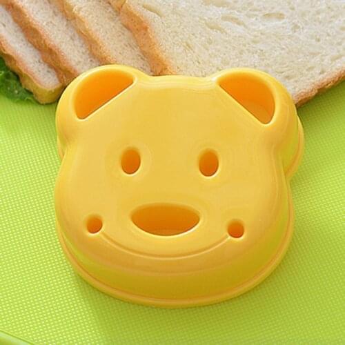 DIY Sandwich Bear Design Toast Bread Making Cutter Cute Baking Mold Cookie Cutter Craft Home Kitchen Baking For Children