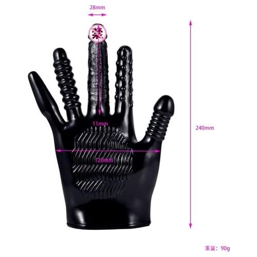 SM Sexy Erotic Suit Adult Sex Toys Flirting Magic Massage Glove Clitoris Stimulator Realistic Masturbator sex shop