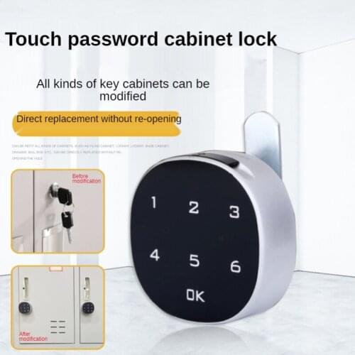 Letter box file cabinet with touch screen electronic cam lock, metal cabinet, drawer password lock, gym wardrobe password lock