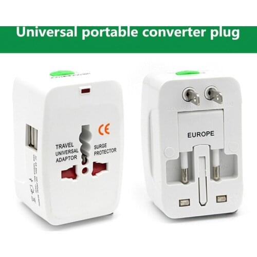 Werese Universal Power Socket Portable Charging Converter Plug US / EU / AU / UK With USB Interface