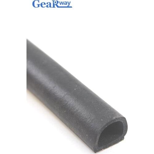 1Meter Seal Strip Foam EPDM Sealing Strips for Window Door Wind Proof Self-adhensive Hollow D Type Rubber Door Seal Strip