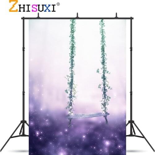 Vinyl Custom Dream Forest Castle Fairy Tale Children Photography Backdrops Prop Photo Background 2158 TTW-02