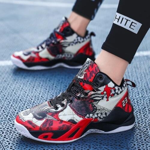 High Quality Mens Basketball Shoes Flying Woven Breathable Basketball Sneakers Women Wear Resistant Cushioning Sports Shoes man