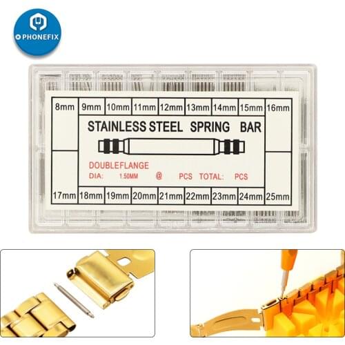 108/144/270 pieces 8-25mm Watch Band Link Cotter Pin Assortment Watch Pins for Watch Repair Watch Spring Band Tool Link Remover