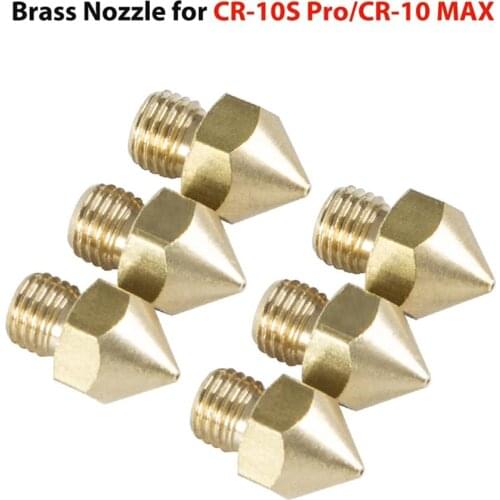CREALITY 3D 3PCS Brass Nozzle 0.2/0.4/0.6/0.8/1.0MM For CR-10S Pro/ V2/CR-10 MAX Printer