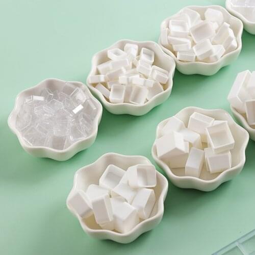 50 pcs/set of watercolor paint sub-packing grid 0.3ml/0.5ml/1ml half block full square grid painting art supplies