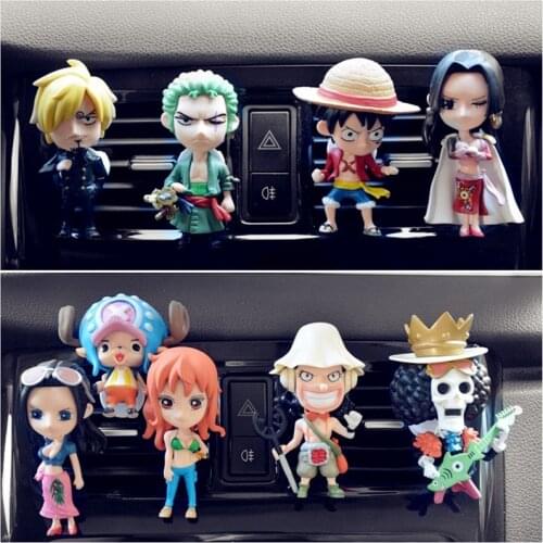 Car Air Freshener One piece Shape Air Outlet Perfume Cute Animation Flavoring For Car Goods Interior Accessories Decorations