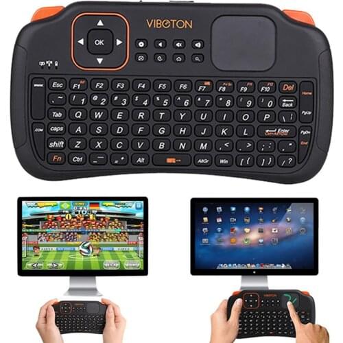 2.4G Wireless Gaming Keyboard Air Mouse With Wireless Keyboard Touchpad Handheld Work For PC Smart TV Remote Control PC Tablet