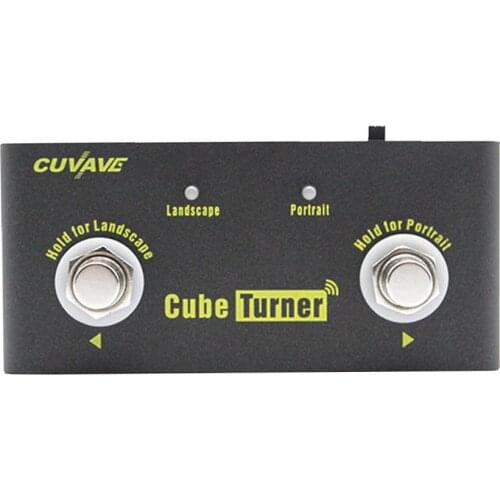 CUVAVE Bluetooth Wireless Page Turner Page Pedal Compatible with iPad iPhone Android Looper Connection Guitar Accessories