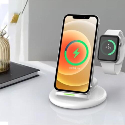 3 in 1 15W Fast Charging Wireless Charger For IPhone 11 12 Pro/XR/Xs Max for Apple Watch 5 4 3 Airpods Pro for Samsung
