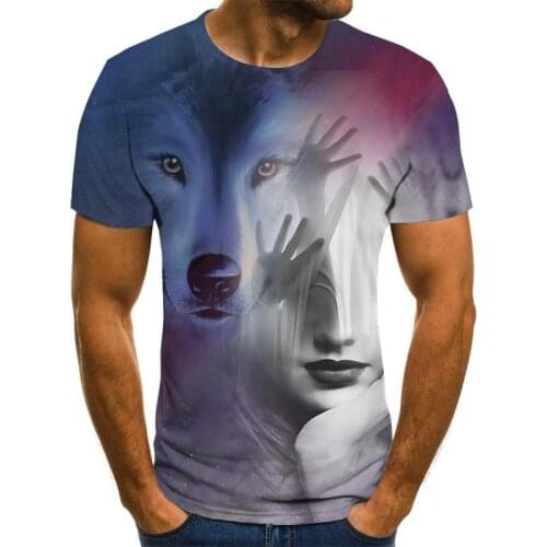 Colorful Printing 3D T shirt Casual Summer Style Fashion Print Short Sleeve Tees Men Tops Color Print Art Streetwear Plus Size