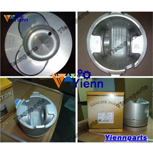 For HINO F17D Piston With Pin And Clips 13216-2050 L 13226-1200 R For HINO KC-FR1FWA FS1KFE FW1FWB Turcks F17D Engine Parts
