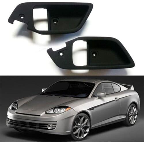 For GENUINE for Hyundai Tiburon 2003-2008 INSIDE DOOR HANDLE CATCH BEZEL Left Right set HXQQT 826112C000LK 826212C000LK