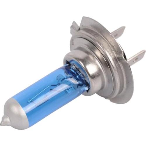 Hippcron 1Pieces 55W H7 Halogen Bulbs Super White Quartz 5000K Lamp 12V Dark Glass Car HeadLight Bulb Auto Blue Xenon C7A1