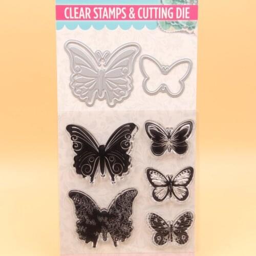 KLJUYP Butterfly Stamp Metal Cutting Dies Stencils for DIY Scrapbooking/photo album Decorative Embossing DIY Paper Card
