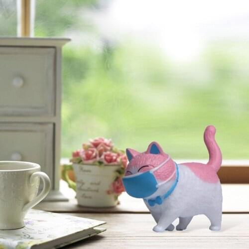 83XC Realistic Model Cat Figure Animal Kitty Boutique Supplies Miniature Cat Hobby Collection Desk Home Decoration