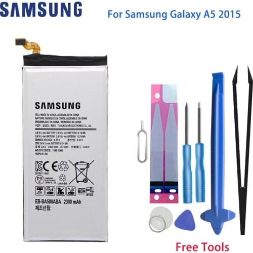 SAMSUNG A5 2015 Phone Battery EB-BA500ABE For Samsung GALAXY A5 2015 A500 SM-A500F A500F A500K SM-A500FU A5000 A5009 Batteries