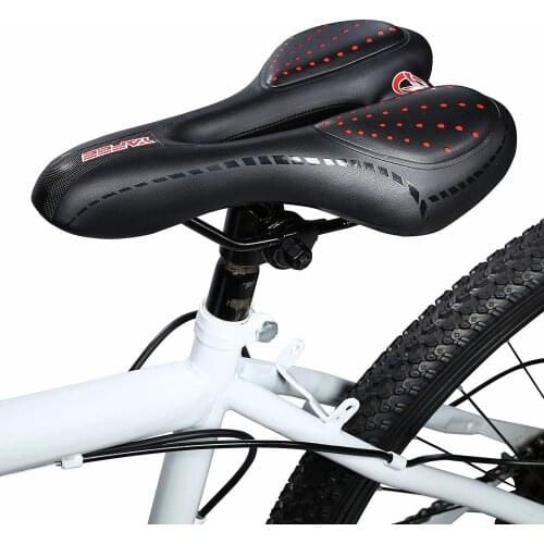 Bicycle Silicone Saddle Mountain Bike Seat Bicycle Accessories Bicycle Seat Soft Elastic Cushion Riding Accessories Bicycle Seat