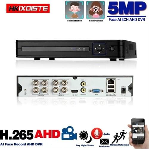 8CH 5MP 6 In 1 DVR Video Recorder for AHD Analog Camera IP Camera P2P Security CCTV Digital Surveillance Video Recorder XMEYE HD