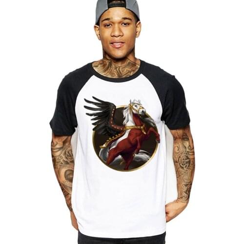 2020 Funny Sarmatian Pegasus Hussar horse Men T-Shirt costume game cotton male t shirts camisetas masculina pride tshirt clothes