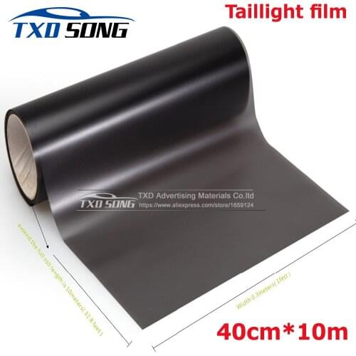 40cmx10m Matt Smoke light film Headlight Film Tint Taillight Motorbike Headlight Rear Lamp Smoke Tinting Film Vinyl Matt light