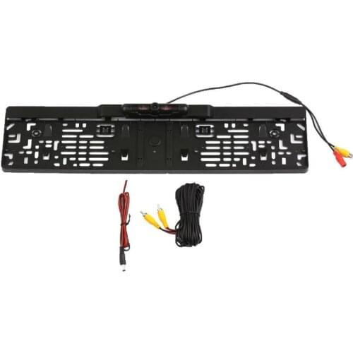 80% Hot Sale European License Plate Frame Car Reversing 4 IR LED Night Vision Rearview Camera