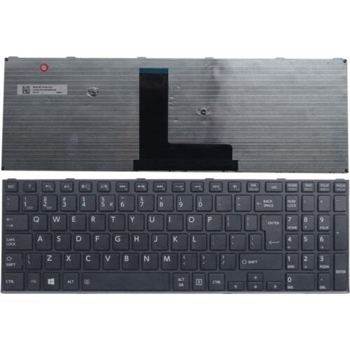 English keyboard for Toshiba Satellite C50-B C50D-B C50DT-B C55-B C55D-B C55DT-B C55T-B Keyboard US Frame
