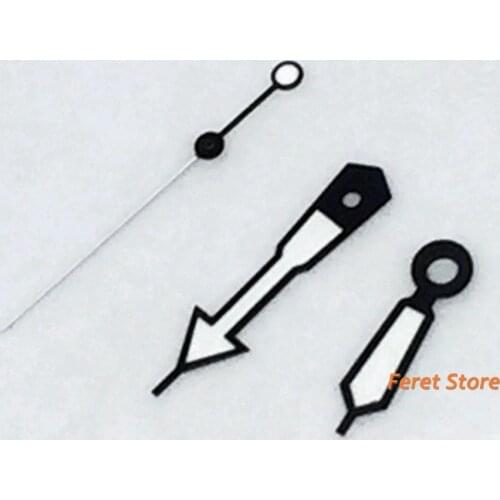 Black watch hands green luminous hands fit NH35 NH36 ETA2824 2836 Miyota8215 8205 821A Mingzhu DG2813 3804 movement