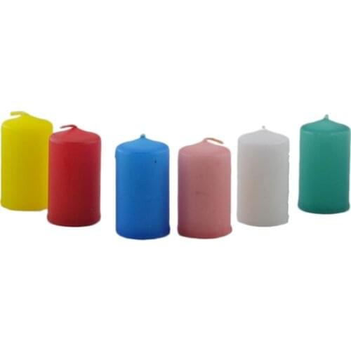 Cylinder Candle Colorful 6cm(6) candles and scents свечи и ароматы velas y aromas