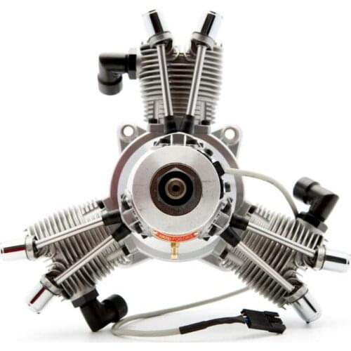 Rc Saito Engines Parts Four-Stroke Engine FG-60R3 60cc 3-Cylinder Gas Radial: CA (SAIEG60R3)