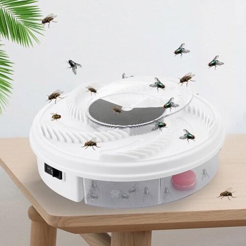 USB Electric Fly Trap Insect Pest Control Flies Killer Device Mosquito Killer Automatic Insect Catching Artifact Garden Supplies