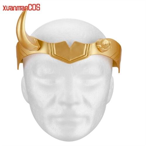 Anime Lady Loki Mask Helmet Cosplay Loki season one Sylvie Variant Head Wear Costume Halloween Props Party Headdress