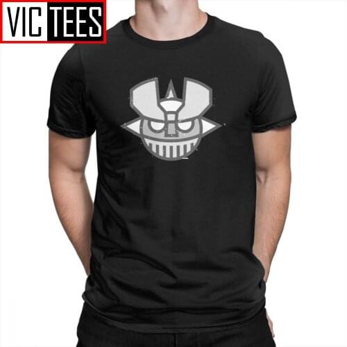 Mazinger Z Bubble Tee Shirts Male Short Sleeve Men T Shirts Crewneck Classic Fit T-Shirts Purified Cotton Funny Large Size Comic