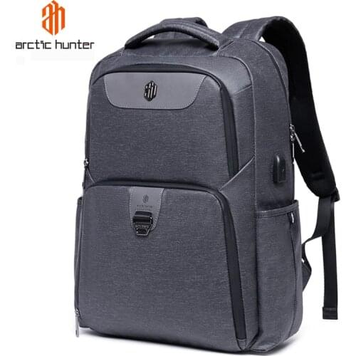 ARCTIC HUNTER Mens Bags Large Capacity Backpack Laptop Bagpack for Man Outdoor Travel Bags Waterproof Schoolbag Mochila Male